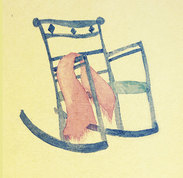 rocking chair watercolor storytelling at home